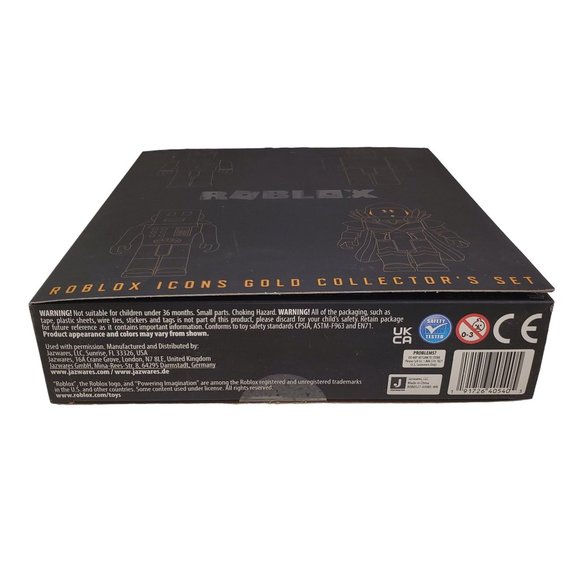 Roblox Icons Gold Collectors Set 15th Anniversary Gold Collectors Set Figures - Picture 13 of 16